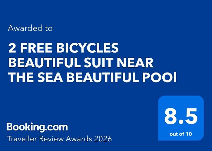 2 Free Bicycles Beautiful Suit Near The Sea Beautiful Pool