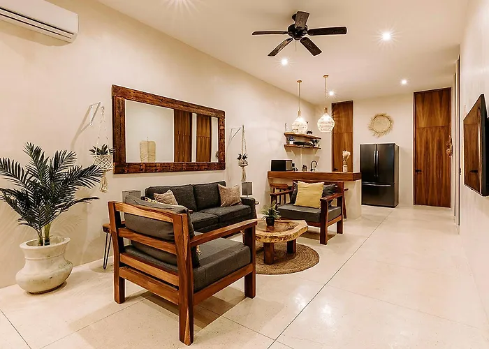 Stylish 3Bd3Ba In Tulum'S Best Neighborhood